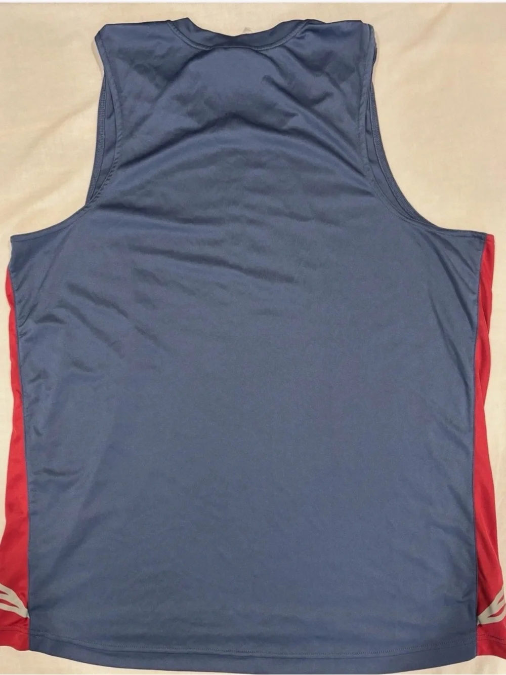 Adidas Climalite Men’s Tank Top Men’s Size XL Blue Red Sleeveless Activewear